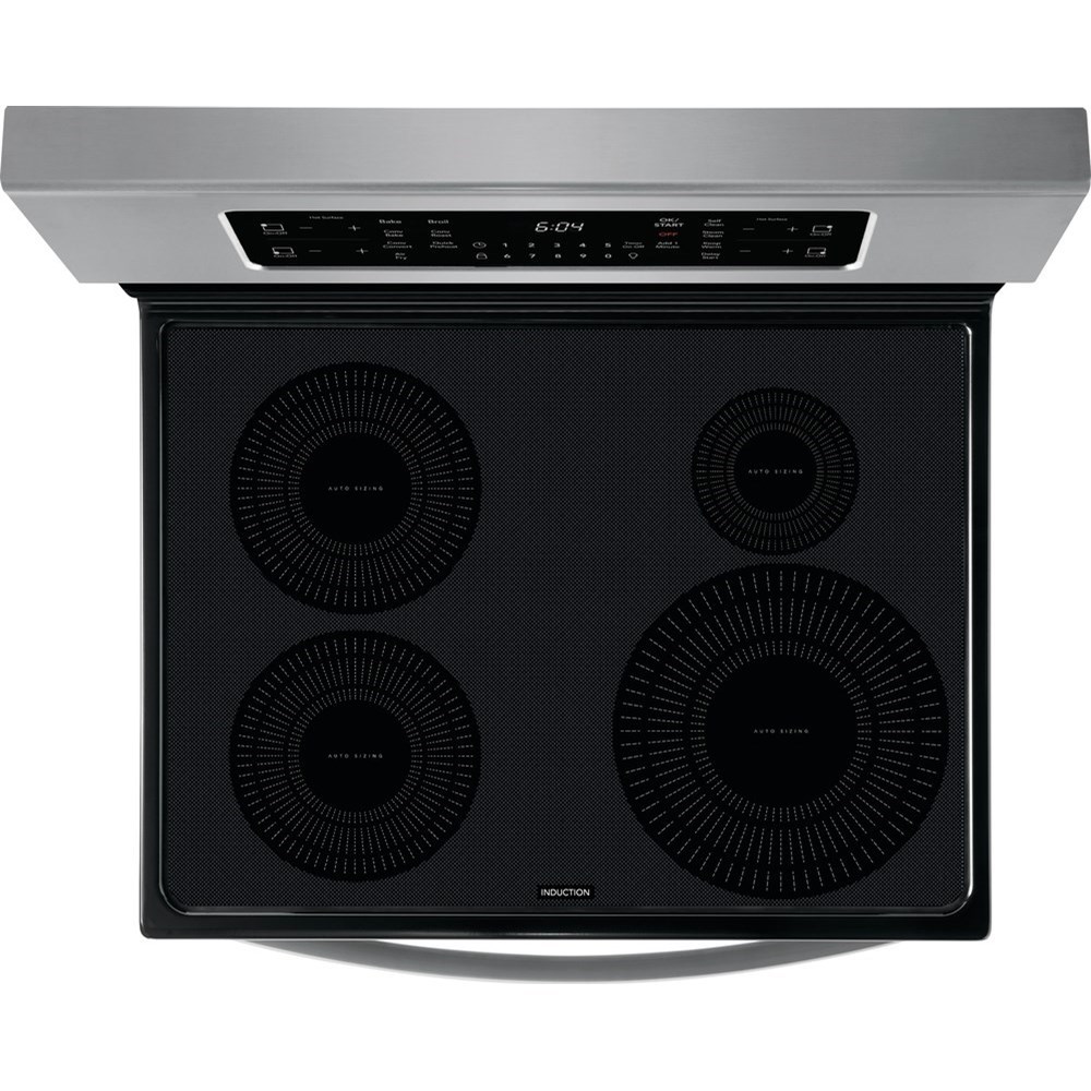 Frigidaire electric range clearance with induction cooktop